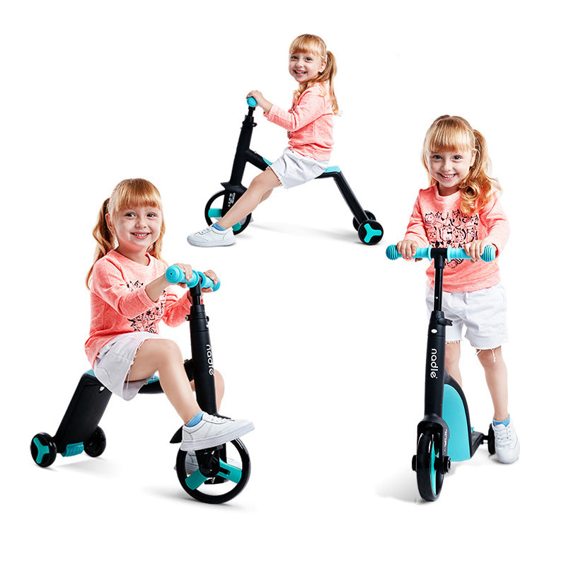 Transformable Children Scooter (3-in-1 Multifunction)