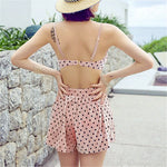 Load image into Gallery viewer, Two Piece Polka Dot Swimsuit
