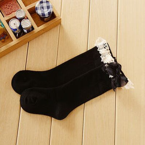 Lace Style Knee High Socks (1yrs old to 5yrs old)