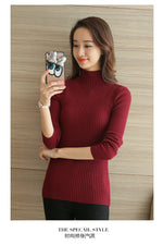 Load image into Gallery viewer, Turtleneck Long Sleeve Pullovers

