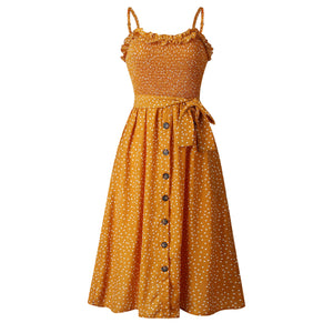 Polka Dot Ruffle Dress