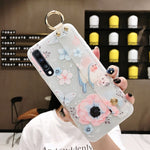 Load image into Gallery viewer, Fashionable Emboss Flower Wristband Phone Case ( for Samsung S8, S8+, S9, S9+, S10, S10+, S10E, Note8, Note9, Note10, Note10+)
