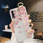 Load image into Gallery viewer, Fashionable Emboss Flower Wristband Phone Case ( for Samsung S8, S8+, S9, S9+, S10, S10+, S10E, Note8, Note9, Note10, Note10+)
