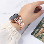 Load image into Gallery viewer, Band + Case Diamond Ring Bracelet (Strap) For Apple Watch  Series 5/4/3/2/1
