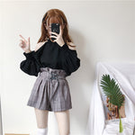 Load image into Gallery viewer, Ribbon Tie High Waist Shorts

