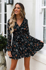 Load image into Gallery viewer, Floral Long Sleeve Casual Dress
