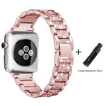Load image into Gallery viewer, Band + Case Diamond Ring Bracelet (Strap) For Apple Watch  Series 5/4/3/2/1
