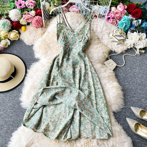 Floral Design Fashion Dress