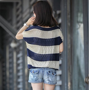 Loose-fit Short Sleeve Blouse