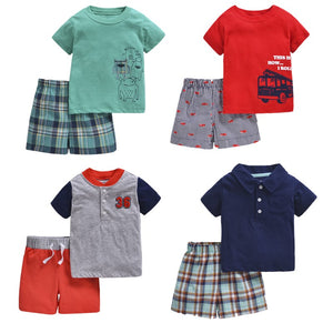 Baby Boys Clothing Set (T-shirts and Shorts)