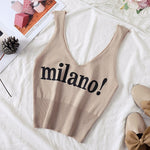 Load image into Gallery viewer, Milano Sexy Crop Top Camis
