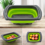 Load image into Gallery viewer, Fruit Vegetable Foldable Strainer with Adjustable Handle
