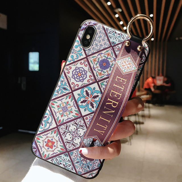 Floral Design iPhone Case (iPhone X, XS, XR, XS Max)