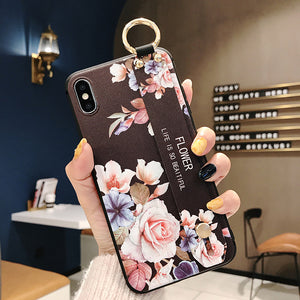 Floral Design iPhone Case (iPhone 6, 6S, 6 Plus, 6S Plus, 7, 8, 7 Plus, 8 Plus)