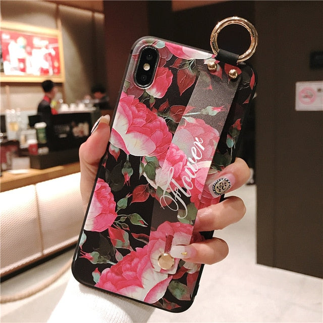 Floral Design iPhone Case (iPhone X, XS, XR, XS Max)