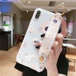 Load image into Gallery viewer, Fashionable Emboss Flower Wristband Phone Case (Samsung A10, A20, A30, A30S, A40, A50, A50S, A51, A70, A71, A80, A90 5G)
