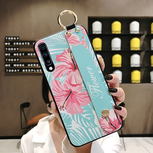 Floral Design Samsung Phone Case (Samsung Galaxy A30s, A50, A50s, A51, A70, A71)
