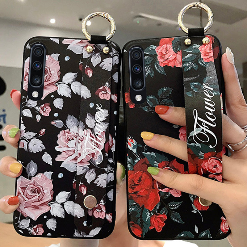 Floral Design Samsung Phone Case (Samsung Note 8, 9, 10, 10 Plus, S20, S20 Plus and S20 Ultra)