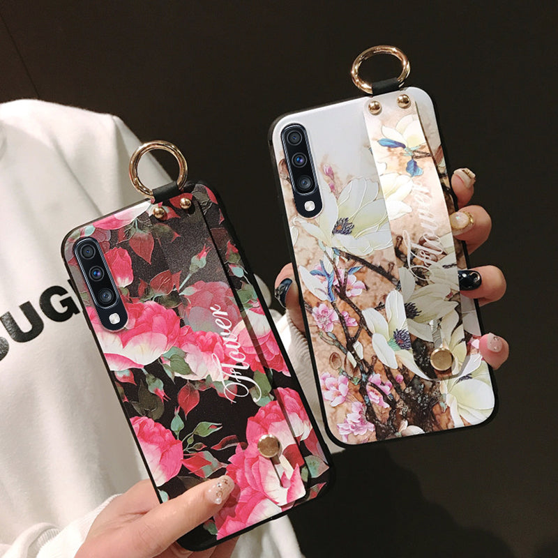 Floral Design Samsung Phone Case (Samsung A10, A20, A30, A31, A40 and A41)