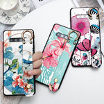Load image into Gallery viewer, Floral Wrist Strap Phone Case (Samsung A11, A20S, A21, A30S, A31, A40, A41, A50, A50S, A51, A70, A71)
