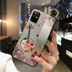 Floral Design Samsung Phone Case (Samsung S20 FE, A20S, A21S, A7, M51)