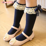 Load image into Gallery viewer, Lace Style Knee High Socks (1yrs old to 5yrs old)
