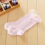 Load image into Gallery viewer, Lace Style Knee High Socks (1yrs old to 5yrs old)
