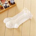 Load image into Gallery viewer, Lace Style Knee High Socks (1yrs old to 5yrs old)
