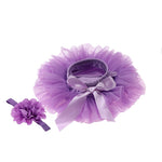 Load image into Gallery viewer, Baby Cotton Chiffon Buttom and Head Band
