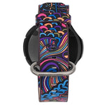 Load image into Gallery viewer, Floral Design Leather Watchband for Samsung/Amazfit/Xiaomi
