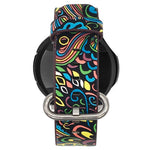Load image into Gallery viewer, Floral Design Leather Watchband for Samsung/Amazfit/Xiaomi
