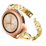 Load image into Gallery viewer, Stainless Steel Watchband Diamond Bling Ring for Samsung, Garmin, Amazfit
