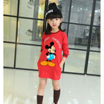 Load image into Gallery viewer, Long Sleeve Mini Casual Dresses (3yrs old to 10yrs old)
