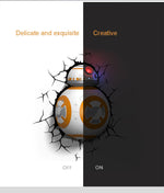 Load image into Gallery viewer, Star Wars 3D LED Wall Lamp

