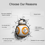Load image into Gallery viewer, Star Wars 3D LED Wall Lamp
