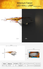 Load image into Gallery viewer, Star Wars 3D LED Wall Lamp
