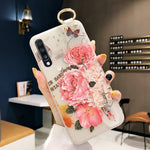 Load image into Gallery viewer, Fashionable Emboss Flower Wristband Phone Case ( for Samsung S8, S8+, S9, S9+, S10, S10+, S10E, Note8, Note9, Note10, Note10+)
