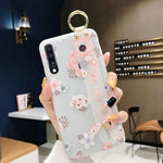 Load image into Gallery viewer, Fashionable Emboss Flower Wristband Phone Case ( for Samsung S8, S8+, S9, S9+, S10, S10+, S10E, Note8, Note9, Note10, Note10+)
