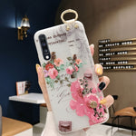 Load image into Gallery viewer, Fashionable Emboss Flower Wristband Phone Case ( for Samsung S8, S8+, S9, S9+, S10, S10+, S10E, Note8, Note9, Note10, Note10+)
