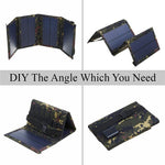 Load image into Gallery viewer, 15W Portable 5V Solar Panel Folding Foldable Waterproof Charger  Sun Power Bank for Phone Battery USB Port
