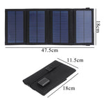Load image into Gallery viewer, 15W Portable 5V Solar Panel Folding Foldable Waterproof Charger  Sun Power Bank for Phone Battery USB Port
