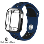 Load image into Gallery viewer, Case + strap for Apple Watch  band 38mm 40mm (for apple watch series 5 4 3 2 1)
