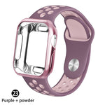 Load image into Gallery viewer, Case + strap for Apple Watch  band 42mm 44mm (for apple watch series 5 4 3 2 1)
