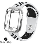 Load image into Gallery viewer, Case + strap for Apple Watch  band 42mm 44mm (for apple watch series 5 4 3 2 1)
