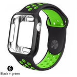 Load image into Gallery viewer, Case + strap for Apple Watch  band 38mm 40mm (for apple watch series 5 4 3 2 1)
