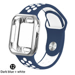 Load image into Gallery viewer, Case + strap for Apple Watch  band 38mm 40mm (for apple watch series 5 4 3 2 1)
