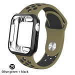 Load image into Gallery viewer, Case + strap for Apple Watch  band 38mm 40mm (for apple watch series 5 4 3 2 1)
