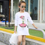 Load image into Gallery viewer, Long Sleeve Mini Casual Dresses (3yrs old to 10yrs old)
