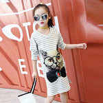 Load image into Gallery viewer, Long Sleeve Mini Casual Dresses (3yrs old to 10yrs old)
