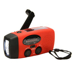 Load image into Gallery viewer, Solar Crank Dynamo Powered AM/FM/NOAA Weather Radio Use Emergency LED Flashlight and Power Bank
